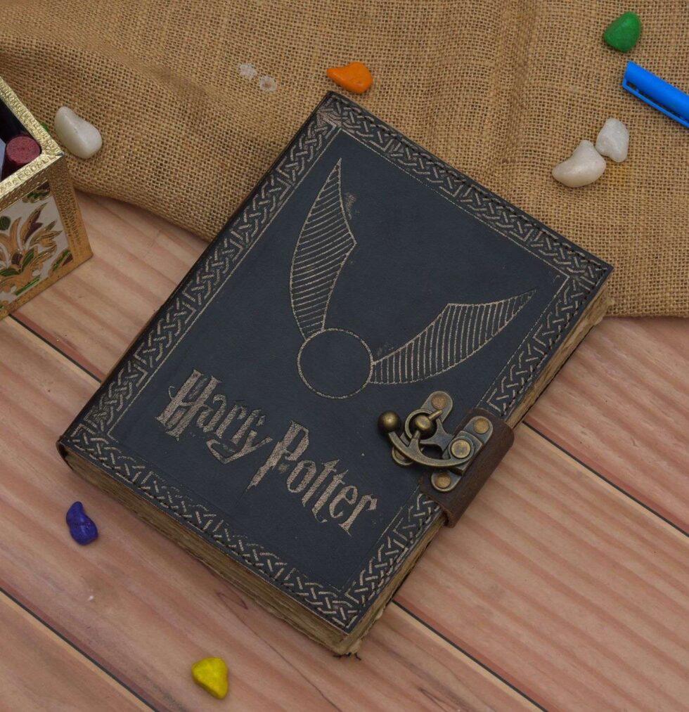 Harry Potter Handmade Leather Journal – Wizard Edition - AllHandmadeGoods