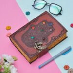 Ruby Wolf Handmade Leather Journal – Courage Edition - AllHandmadeGoods