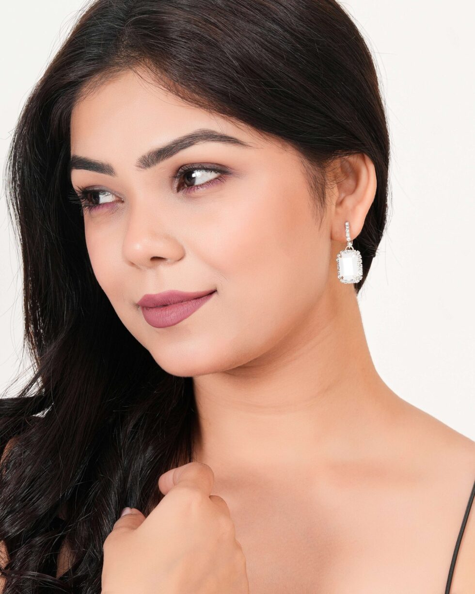Women's Drop Earrings, Dangling Silver Earrings, Hammered Earrings, Geometric Earrings, Ethnic Earrings, Boho Earrings, Statement Earrings - AllHandmadeGoods