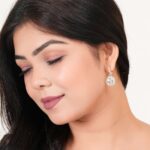 Women's Square Drop Earrings, Dangling Silver Earrings, Hammered Earrings, Geometric Earrings, Ethnic Earrings, Boho Earrings, Statement Earrings - AllHandmadeGoods
