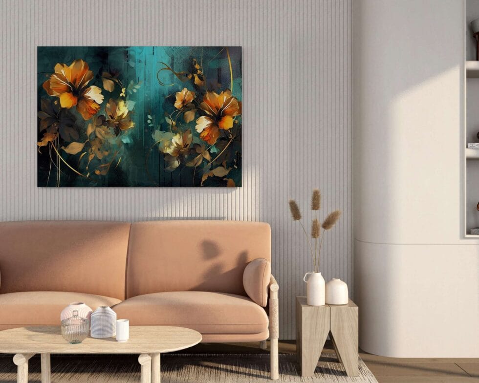Elegant Canvas Wall Decor for Living Room & Office - AllHandmadeGoods