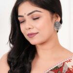 Earrings for Women Traditional Silver AZ838-OXidised Jhumka Set | German Silver Chand Baliyan & Jhumkas Earrings | Birthday & Anniversary Gift -AZ838-OX-ER32 - AllHandmadeGoods