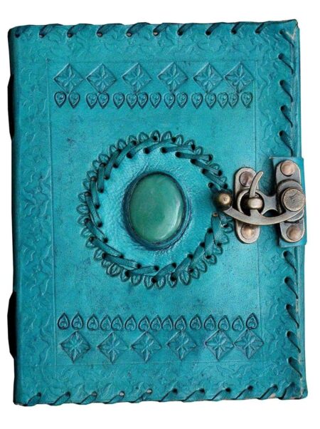 Ocean Gem Turquoise Handmade Leather Journal