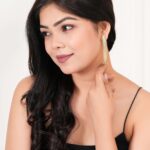 Women's Rose Gold Color Long Danglers Earrings for Women Party Wear - AllHandmadeGoods