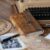 Vintage Typewriter Brown Leather Journal - AllHandmadeGoods