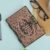 Rose Garden Embossed Brown Leather Journal - AllHandmadeGoods