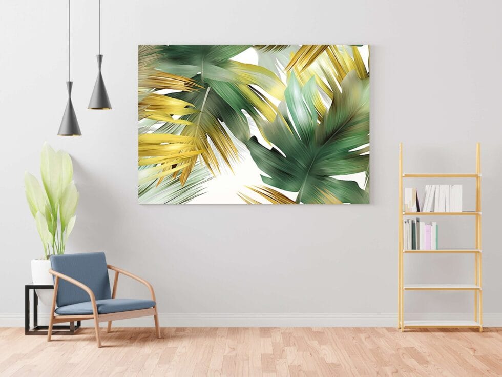 Framed Canvas Paintings to Style Your Living Room - AllHandmadeGoods