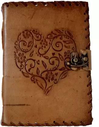Heart of Love Handmade Leather Journal