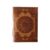 Mandala Sun Embossed Brown Leather Journal - AllHandmadeGoods