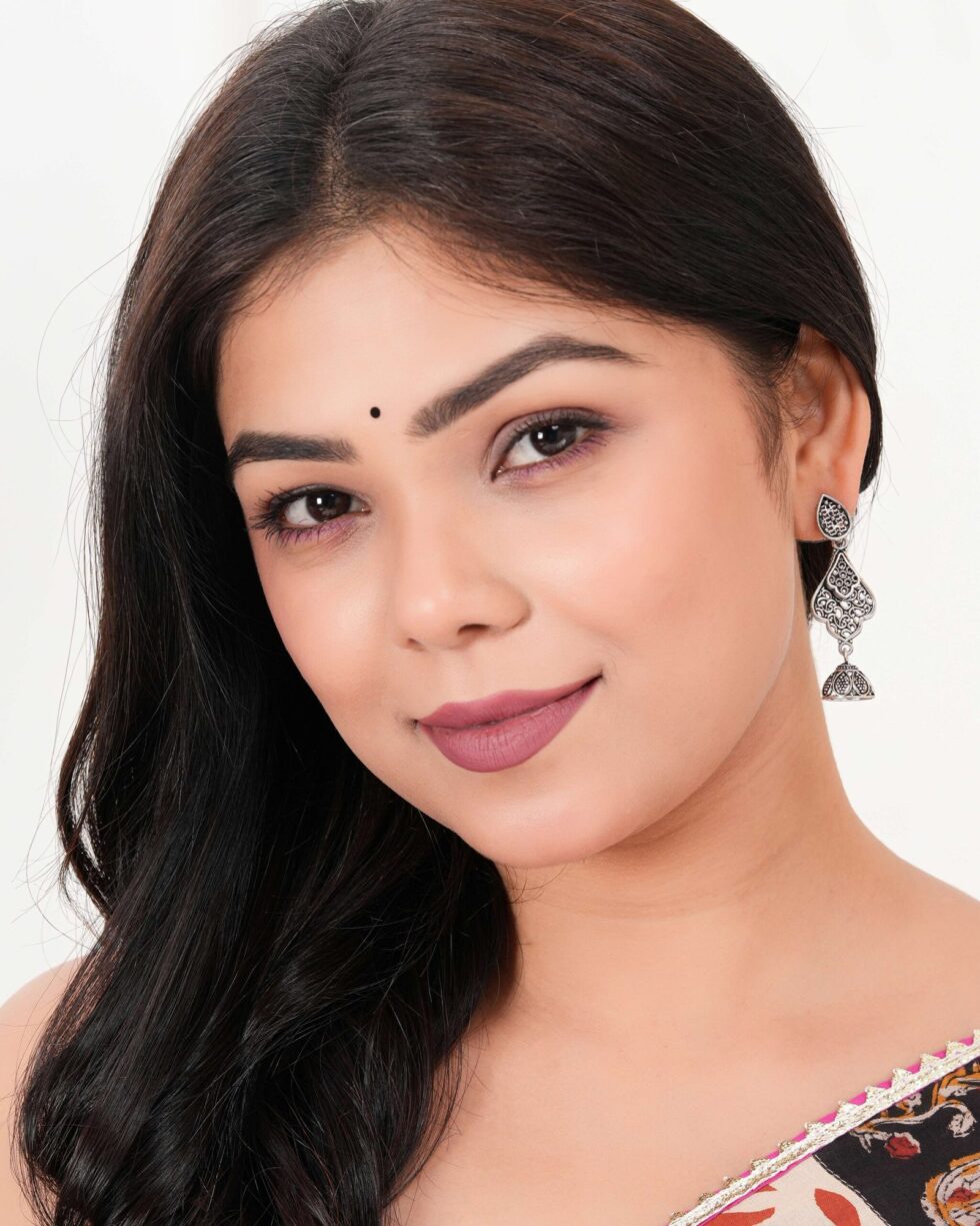 Women's Indian Bollywood Stylish AZ838-OXidised Earrings Traditional Ethnic Jhumka/Jhumki Earrings for Women - Unique Design -AZ838-OX-ER20 - AllHandmadeGoods