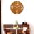 Wooden Silent Non-Ticking Wall Clock for Home Stylish Latest Designer Wall Clock for Home Living Room Bedroom Office Hall - AllHandmadeGoods