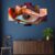 Colorful abstract eye design digital wall painting – artistic modern Indian wall decor for stylish homes.