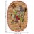 Ethnic bamboo wall art featuring Hanuman Ji carrying Sanjeevani mountain, perfect Diwali spiritual gift