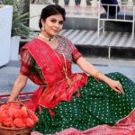 Women's Traditional Bandhani Ghagra Choli with Dupatta ? Navratri & Festive Wear - AllHandmadeGoods