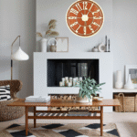 Wooden Silent Non-Ticking Wall Clock for Home Stylish Latest Designer Wall Clock for Home Living Room Bedroom Office Hall - AllHandmadeGoods