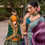 Women's Traditional Printed Lehenga Choli Set with Bandhani Dupatta ? Festive & Navratri Wear - AllHandmadeGoods