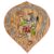 Artisan-crafted bamboo wall decor depicting Hanuman Ji, cultural Indian art for Diwali festive interiors
