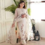 Women's Lilan Cotton Floral Printed Straight Pakistani Kurti with Pant and Dupattta - AllHandmadeGoods