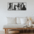 Modern black metal wall decor featuring couple romance design.