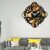 Wooden Silent Non-Ticking Wall Clock for Home Stylish Latest Designer Wall Clock for Home Living Room Bedroom Office Hall - AllHandmadeGoods