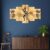 Colorful tribal art wall painting featuring dancing women – perfect for living room or festive decor.